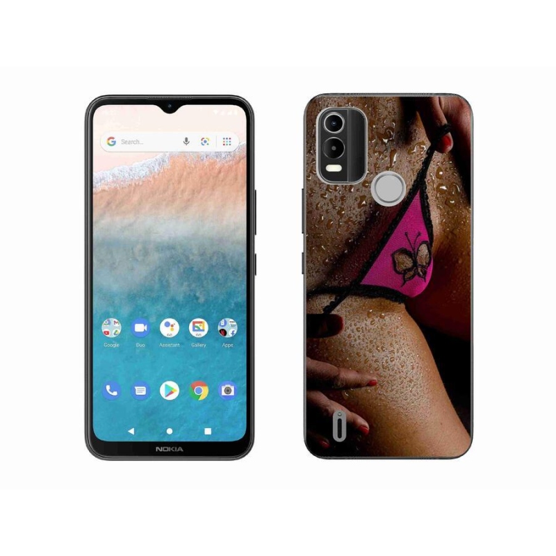 Gelový kryt mmCase na mobil Nokia C21 Plus - sexy žena