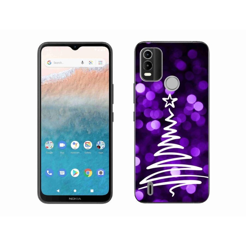 Gelový kryt mmCase na mobil Nokia C21 Plus - stromek