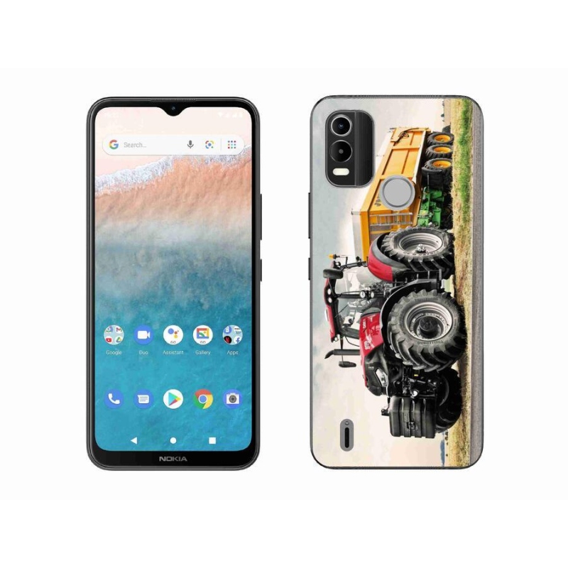 Gelový kryt mmCase na mobil Nokia C21 Plus - traktor 3