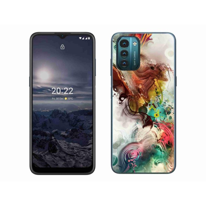 Gelový kryt mmCase na mobil Nokia G11/G21 - abstrakt 1
