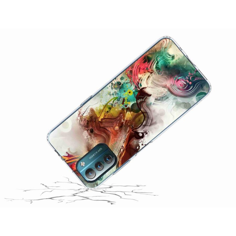 Gelový kryt mmCase na mobil Nokia G11/G21 - abstrakt 1