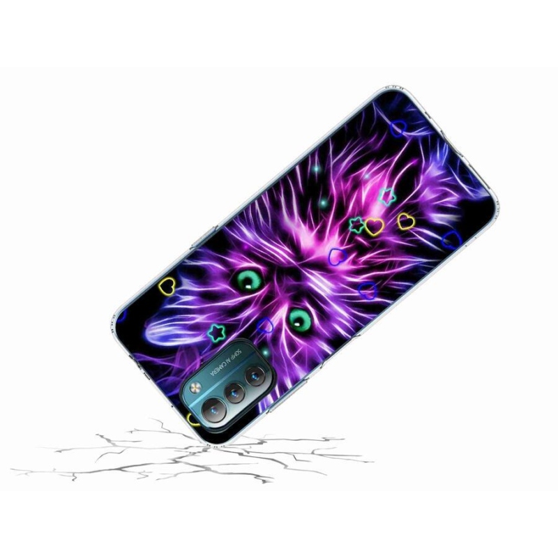 Gelový kryt mmCase na mobil Nokia G11/G21 - abstraktní kočka