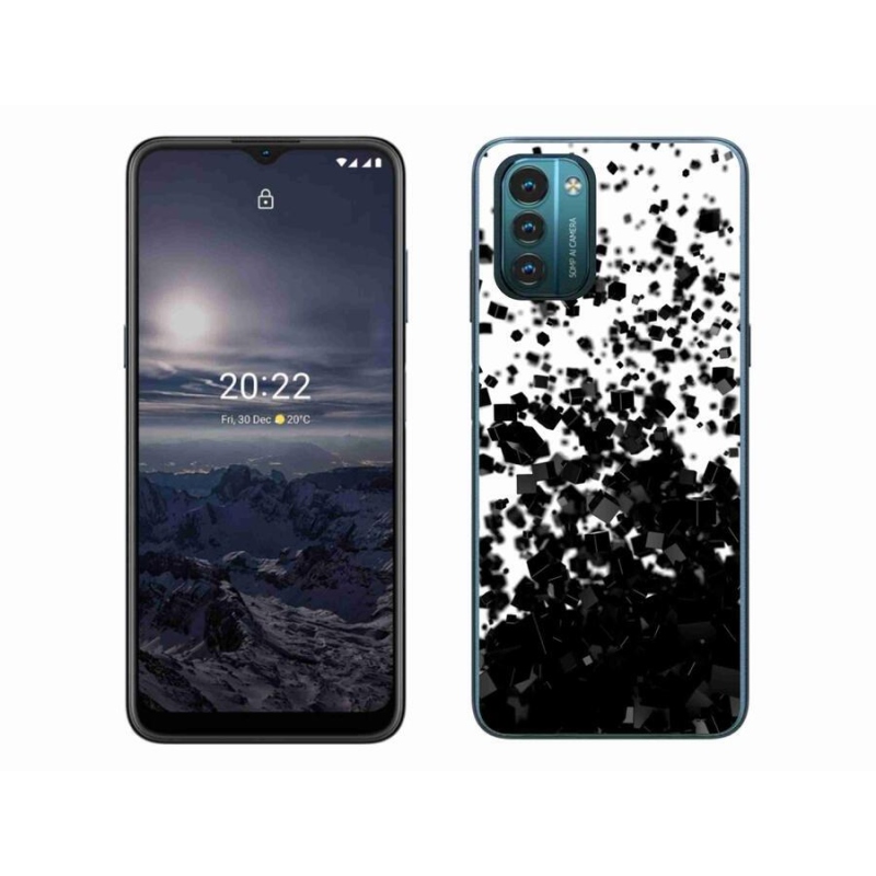 Gelový kryt mmCase na mobil Nokia G11/G21 - abstraktní vzor 1