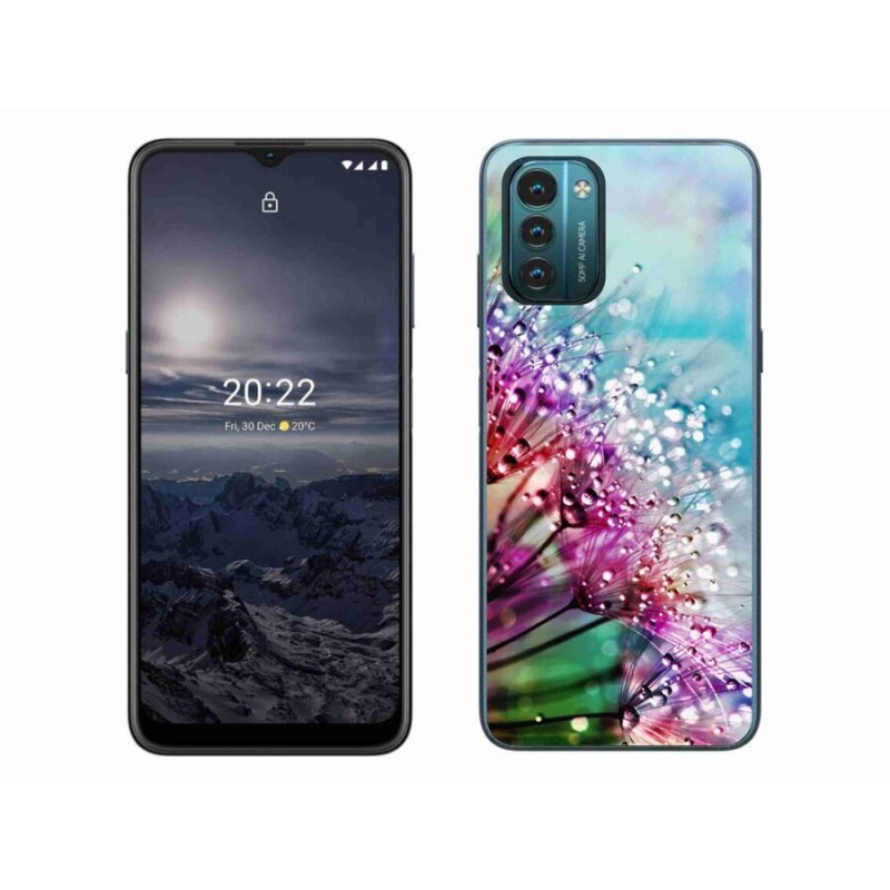 Gelový kryt mmCase na mobil Nokia G11/G21 - barevné květy