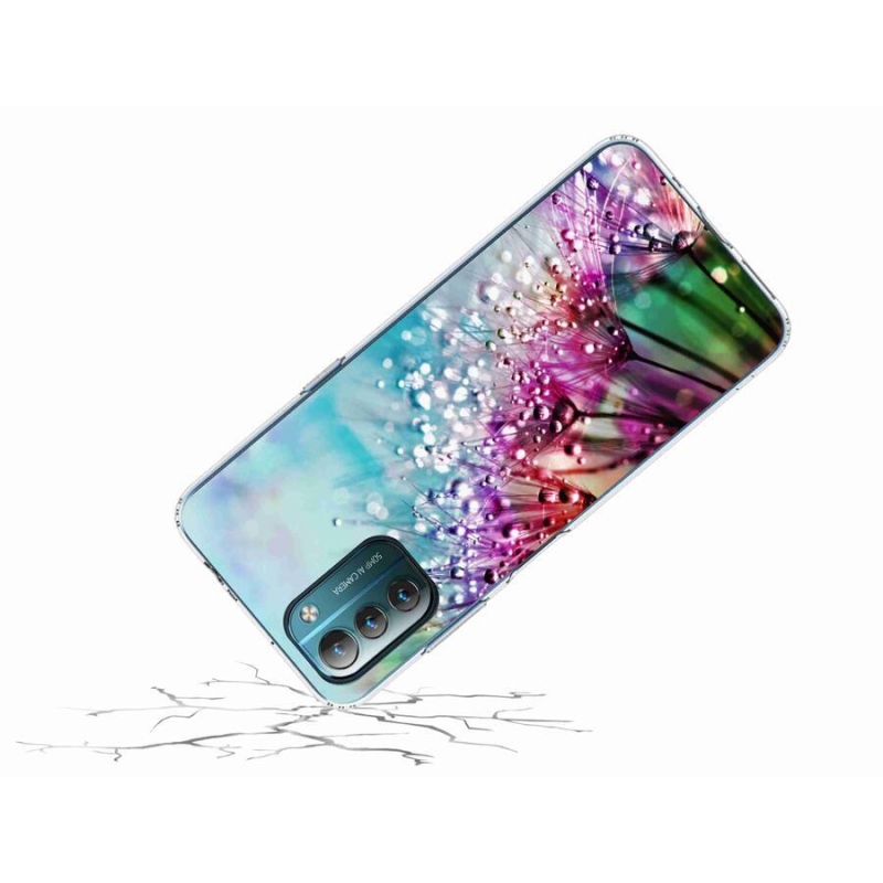 Gelový kryt mmCase na mobil Nokia G11/G21 - barevné květy