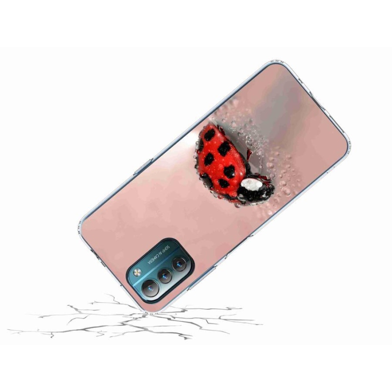 Gelový kryt mmCase na mobil Nokia G11/G21 - beruška