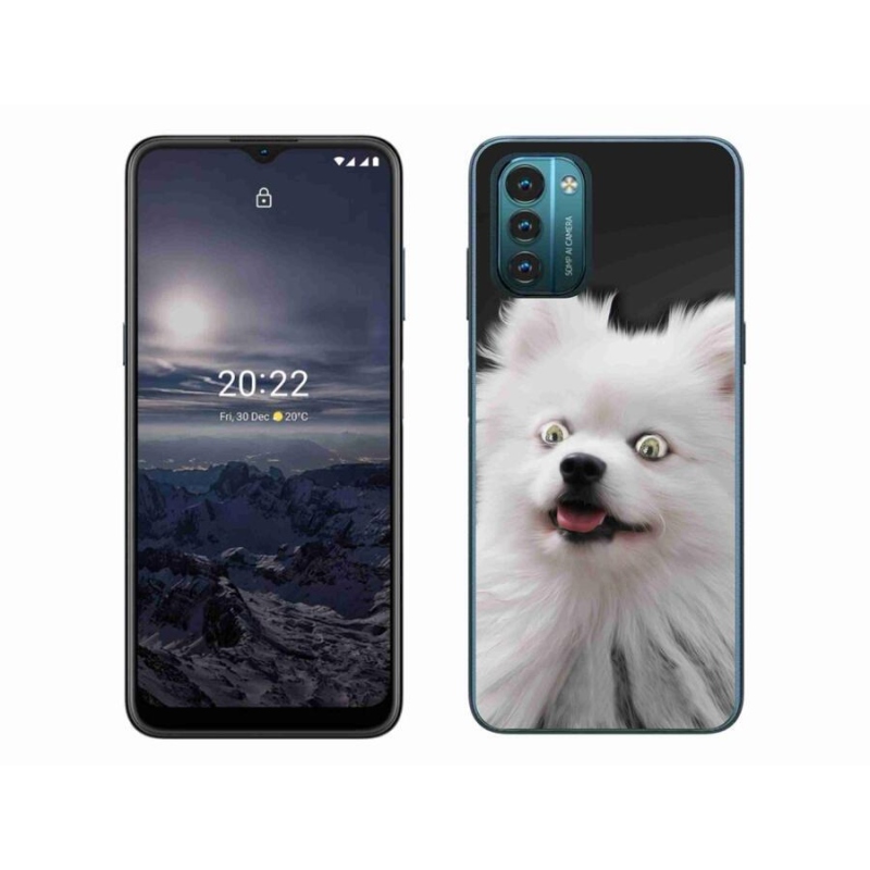 Gelový kryt mmCase na mobil Nokia G11/G21 - bílý špic