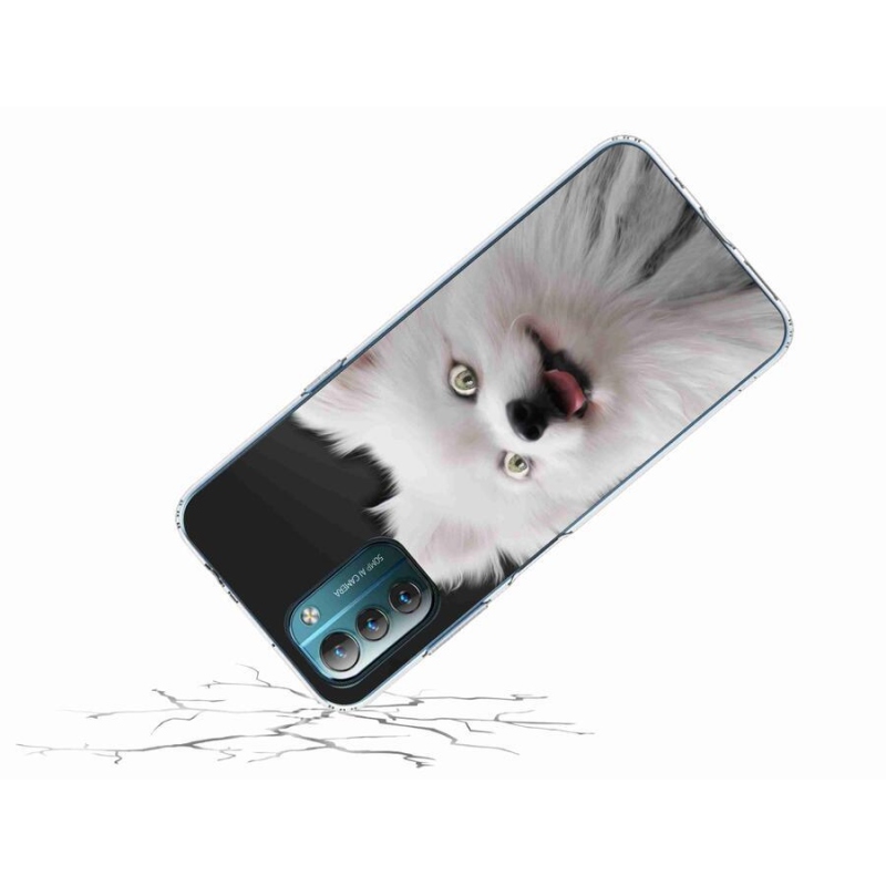 Gelový kryt mmCase na mobil Nokia G11/G21 - bílý špic