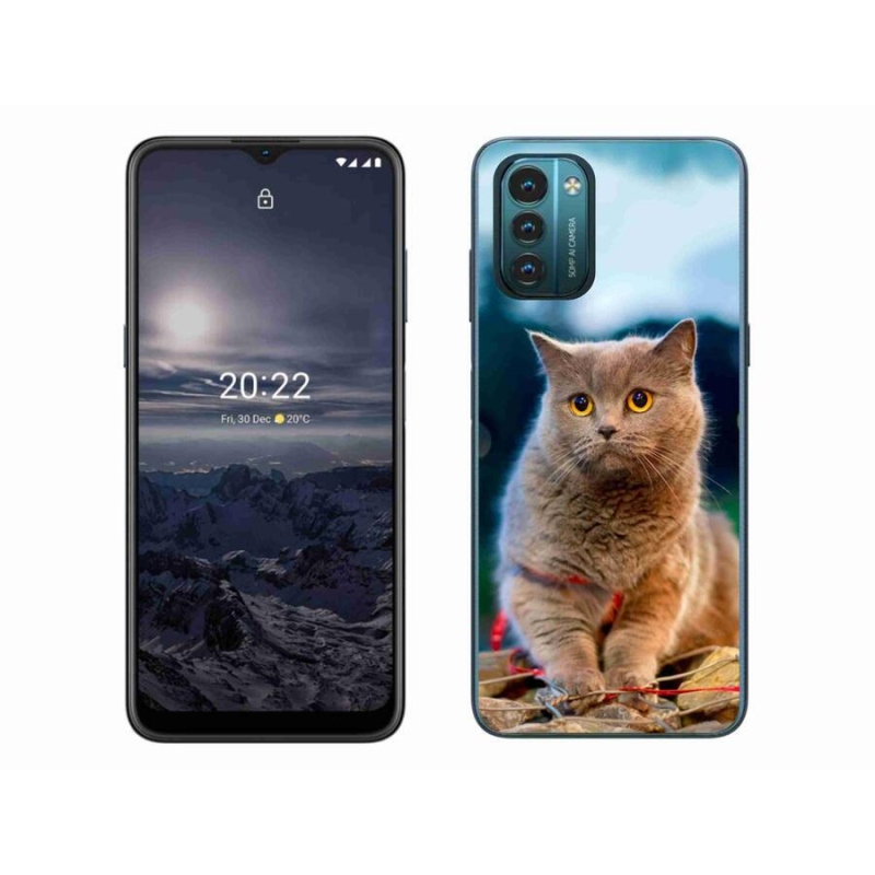 Gelový kryt mmCase na mobil Nokia G11/G21 - britská modrá 2