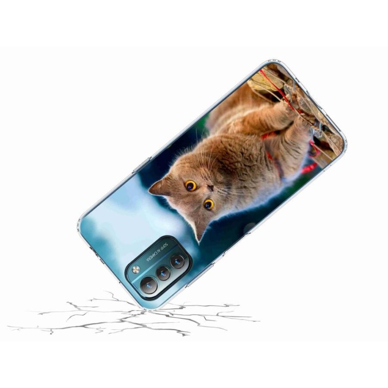 Gelový kryt mmCase na mobil Nokia G11/G21 - britská modrá 2
