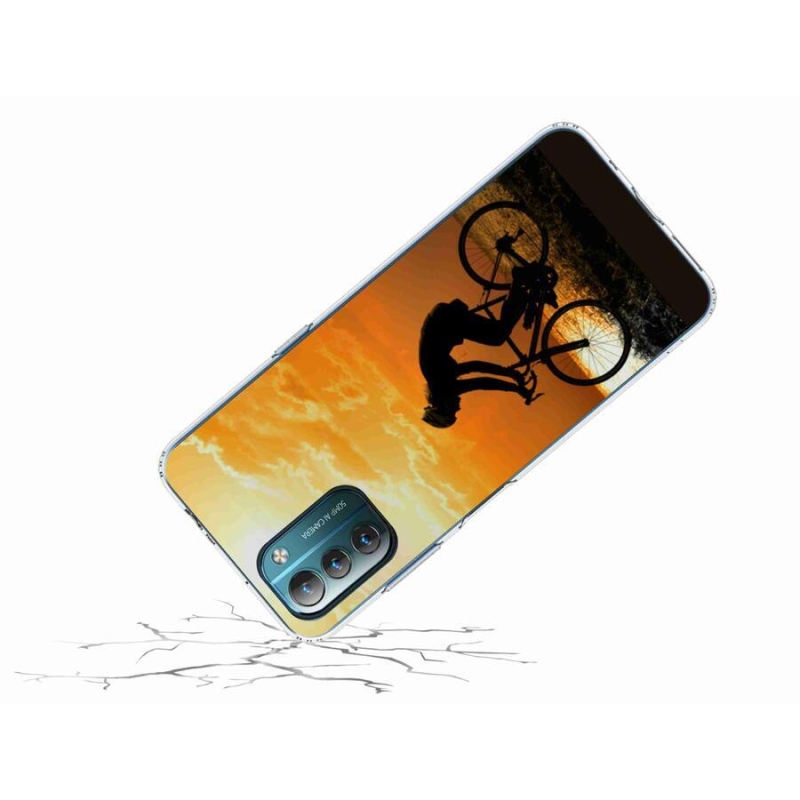 Gelový kryt mmCase na mobil Nokia G11/G21 - cyklovýlet