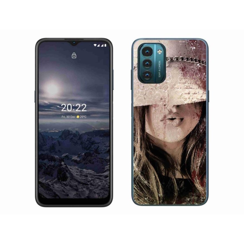Gelový kryt mmCase na mobil Nokia G11/G21 - dívka