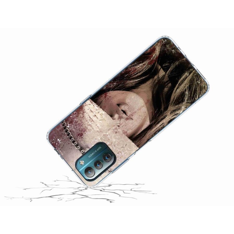 Gelový kryt mmCase na mobil Nokia G11/G21 - dívka