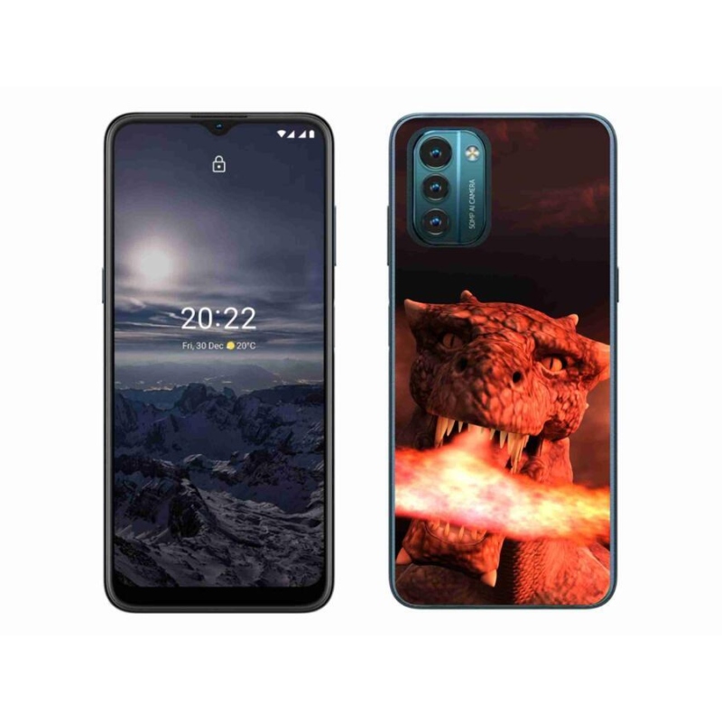 Gelový kryt mmCase na mobil Nokia G11/G21 - drak