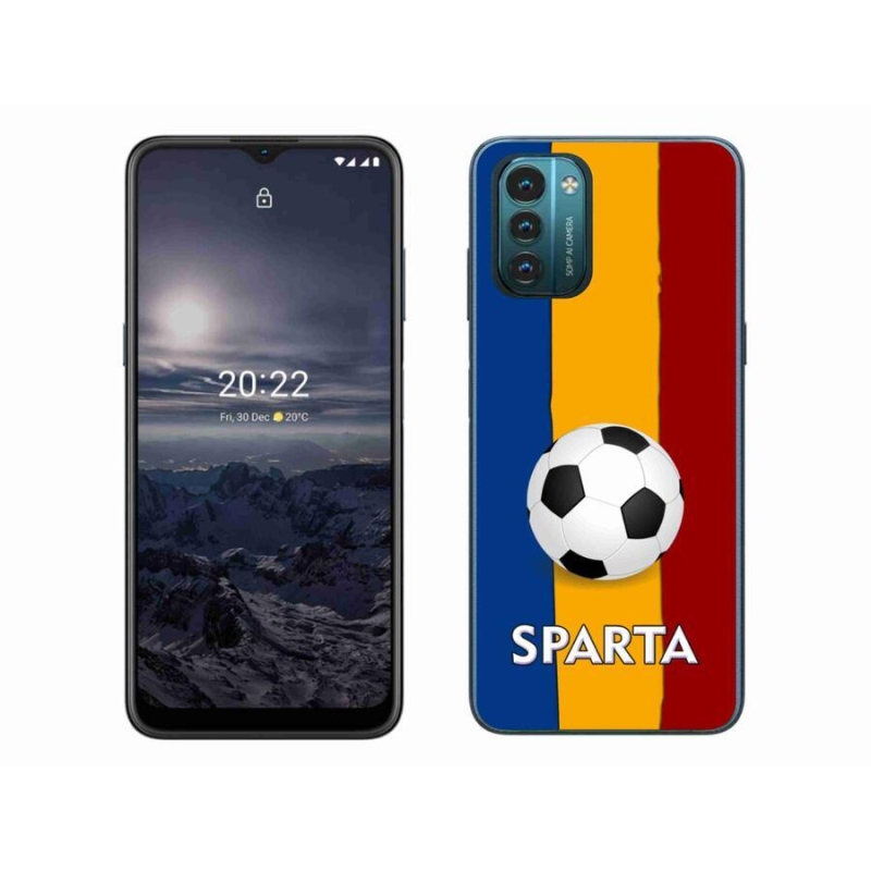 Gelový kryt mmCase na mobil Nokia G11/G21 - fotbal 1