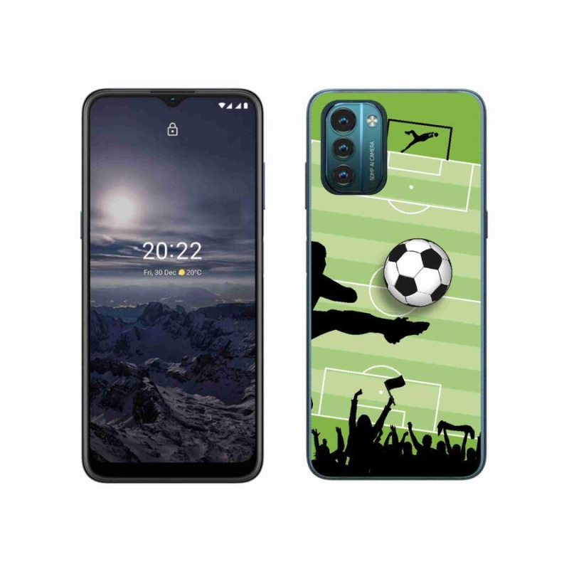 Gelový kryt mmCase na mobil Nokia G11/G21 - fotbal 3