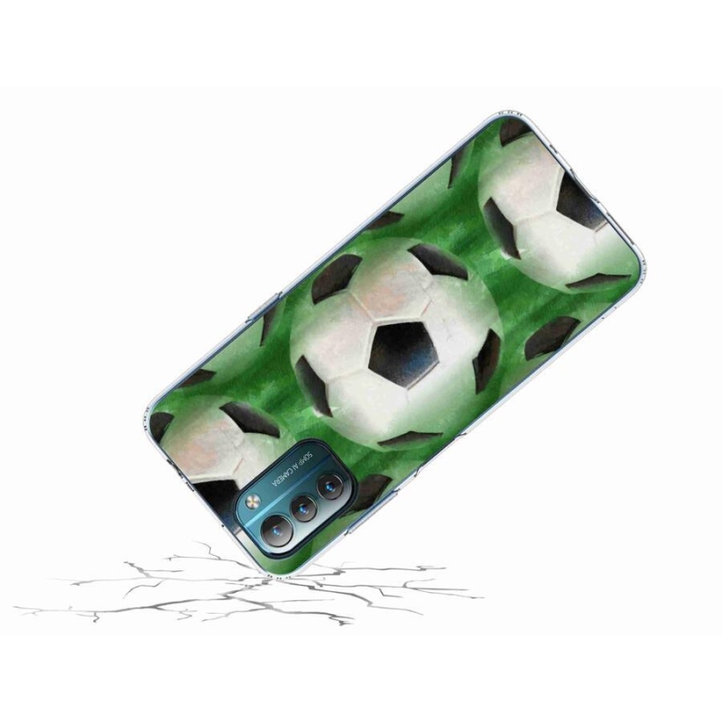 Gelový kryt mmCase na mobil Nokia G11/G21 - fotbalový míč
