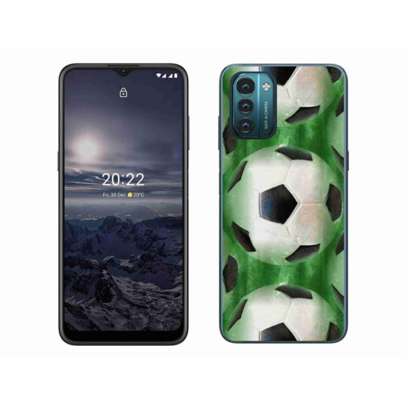 Gelový kryt mmCase na mobil Nokia G11/G21 - fotbalový míč
