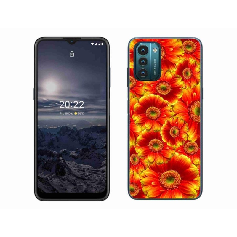 Gelový kryt mmCase na mobil Nokia G11/G21 - gerbera 1