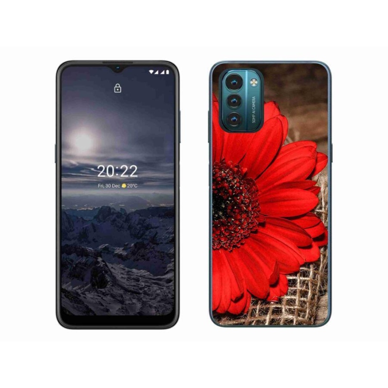 Gelový kryt mmCase na mobil Nokia G11/G21 - gerbera