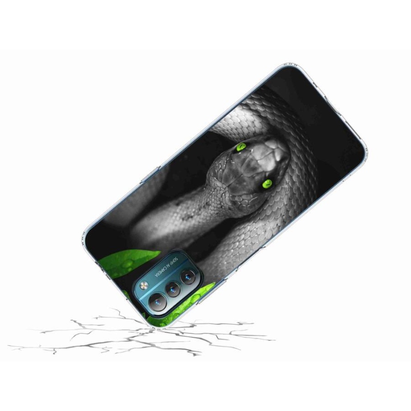 Gelový kryt mmCase na mobil Nokia G11/G21 - had