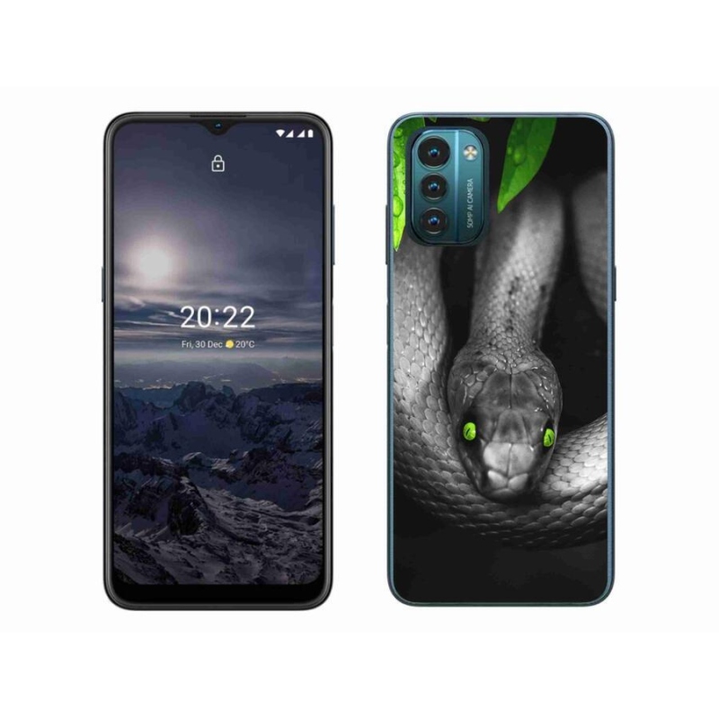 Gelový kryt mmCase na mobil Nokia G11/G21 - had
