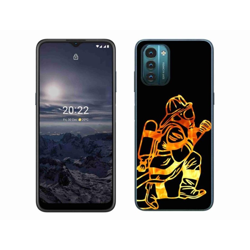Gelový kryt mmCase na mobil Nokia G11/G21 - hasič 1