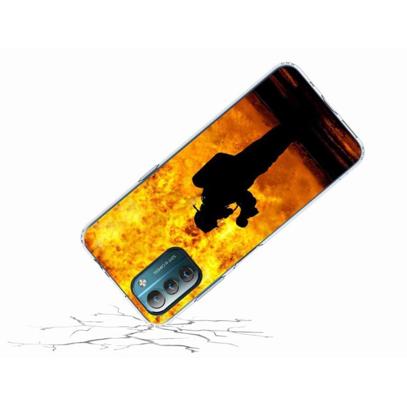 Gelový kryt mmCase na mobil Nokia G11/G21 - hasič