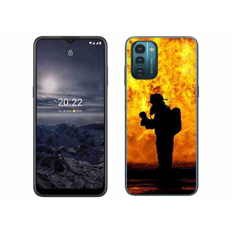 Gelový kryt mmCase na mobil Nokia G11/G21 - hasič