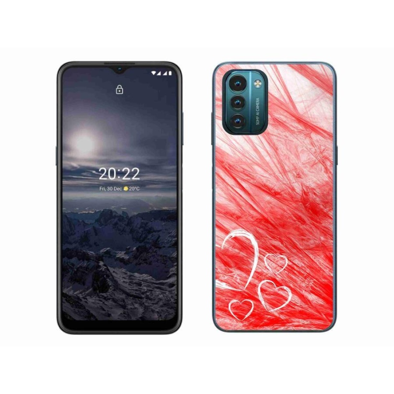 Gelový kryt mmCase na mobil Nokia G11/G21 - heart