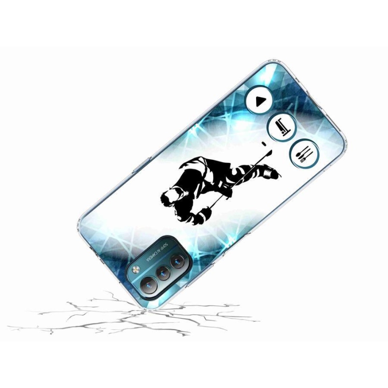Gelový kryt mmCase na mobil Nokia G11/G21 - hokej 1
