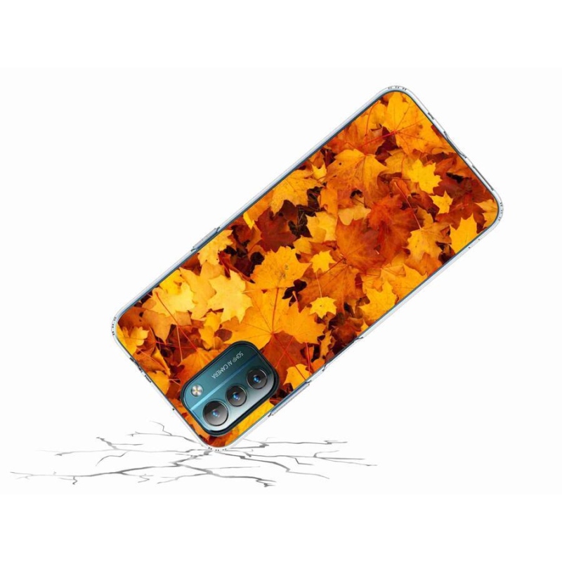 Gelový kryt mmCase na mobil Nokia G11/G21 - javorové listy