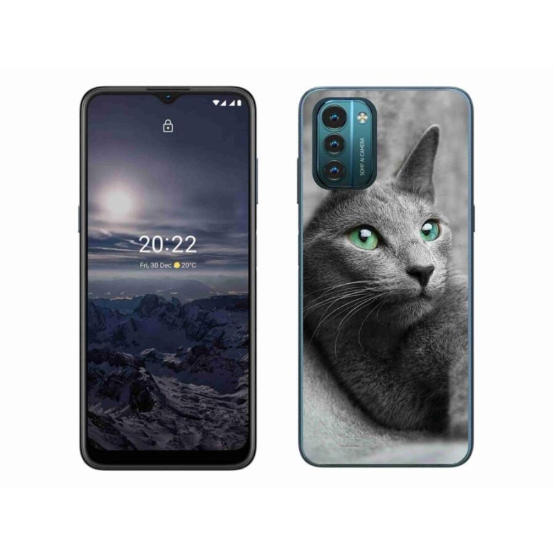 Gelový kryt mmCase na mobil Nokia G11/G21 - kočka 2
