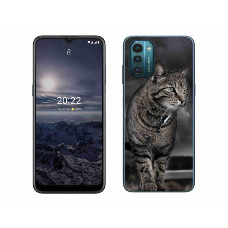 Gelový kryt mmCase na mobil Nokia G11/G21 - kočka