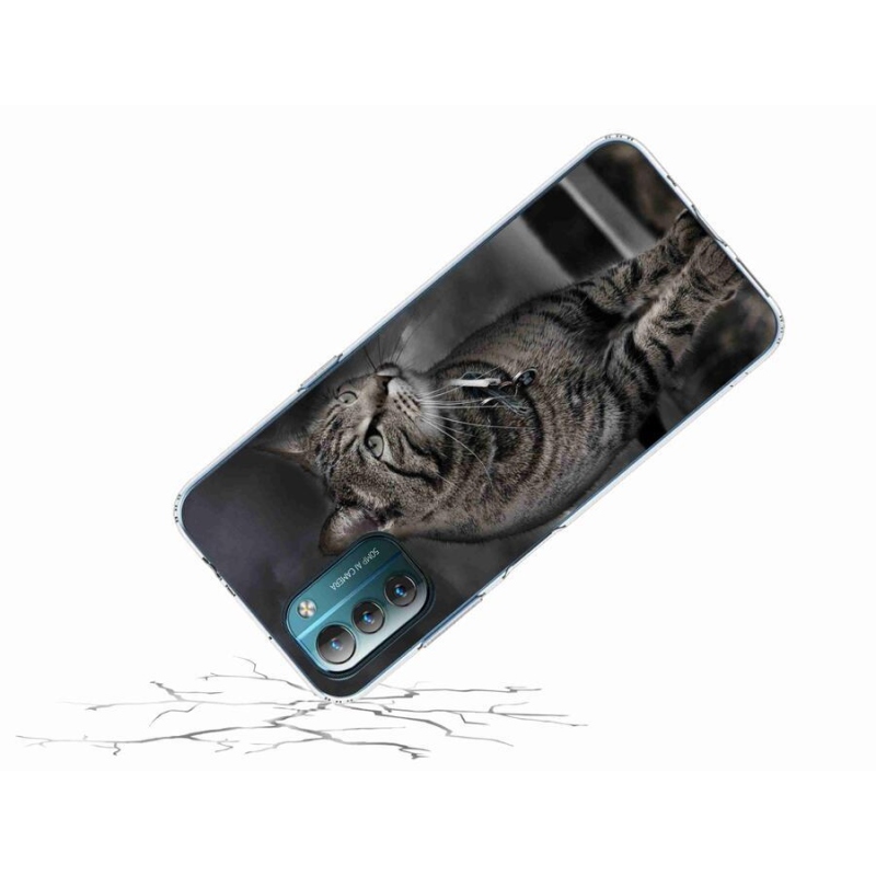 Gelový kryt mmCase na mobil Nokia G11/G21 - kočka