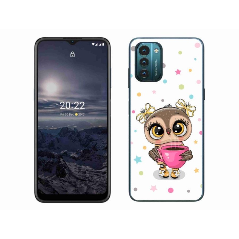 Gelový kryt mmCase na mobil Nokia G11/G21 - kreslená sovička