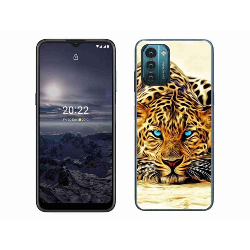 Gelový kryt mmCase na mobil Nokia G11/G21 - kreslený tygr