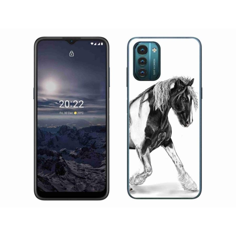 Gelový kryt mmCase na mobil Nokia G11/G21 - kůň