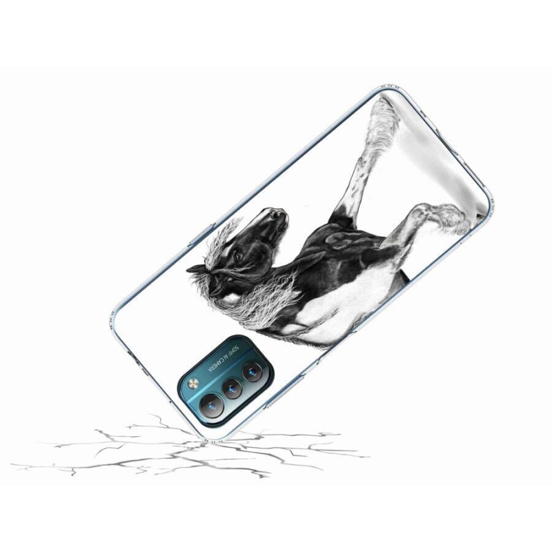 Gelový kryt mmCase na mobil Nokia G11/G21 - kůň