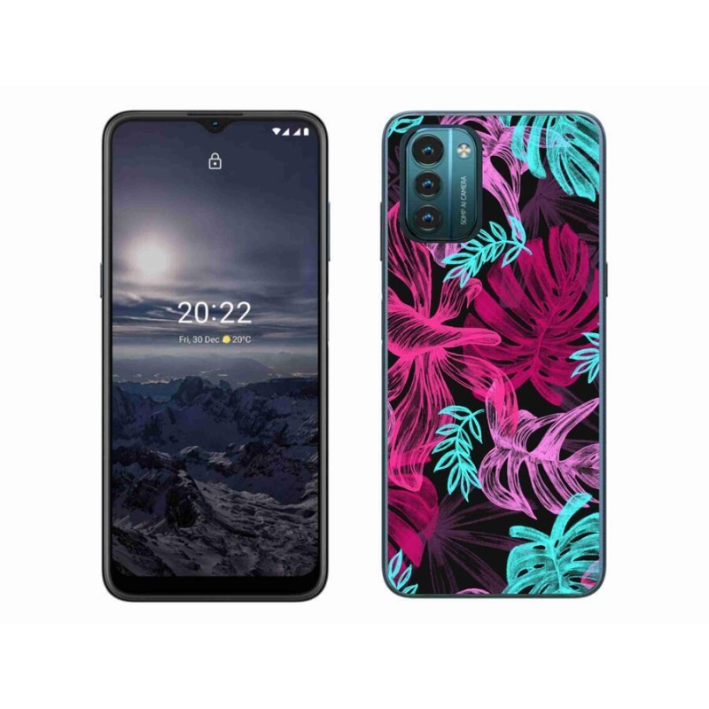 Gelový kryt mmCase na mobil Nokia G11/G21 - květiny 1