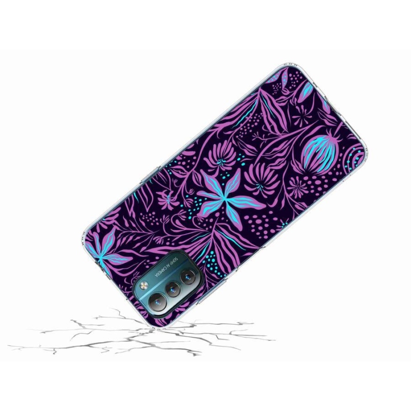 Gelový kryt mmCase na mobil Nokia G11/G21 - květiny 2
