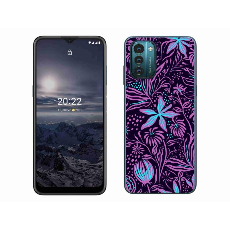 Gelový kryt mmCase na mobil Nokia G11/G21 - květiny 2