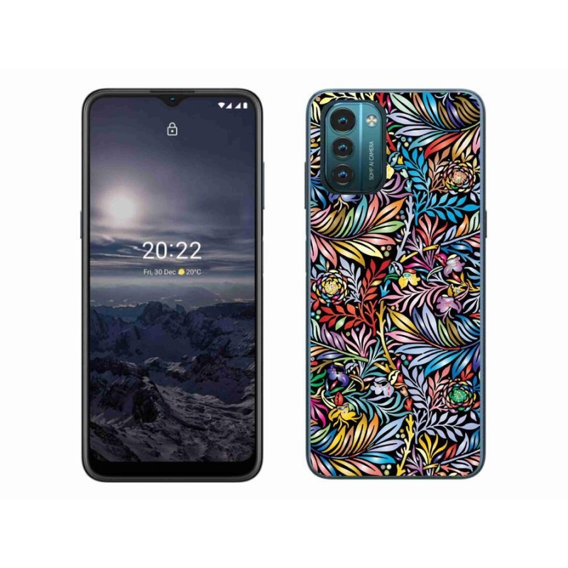 Gelový kryt mmCase na mobil Nokia G11/G21 - květiny 5