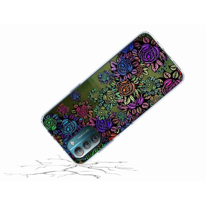 Gelový kryt mmCase na mobil Nokia G11/G21 - květiny 6