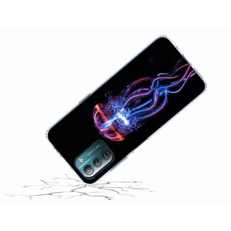 Gelový kryt mmCase na mobil Nokia G11/G21 - medúza