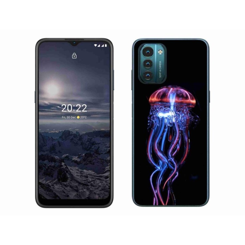 Gelový kryt mmCase na mobil Nokia G11/G21 - medúza