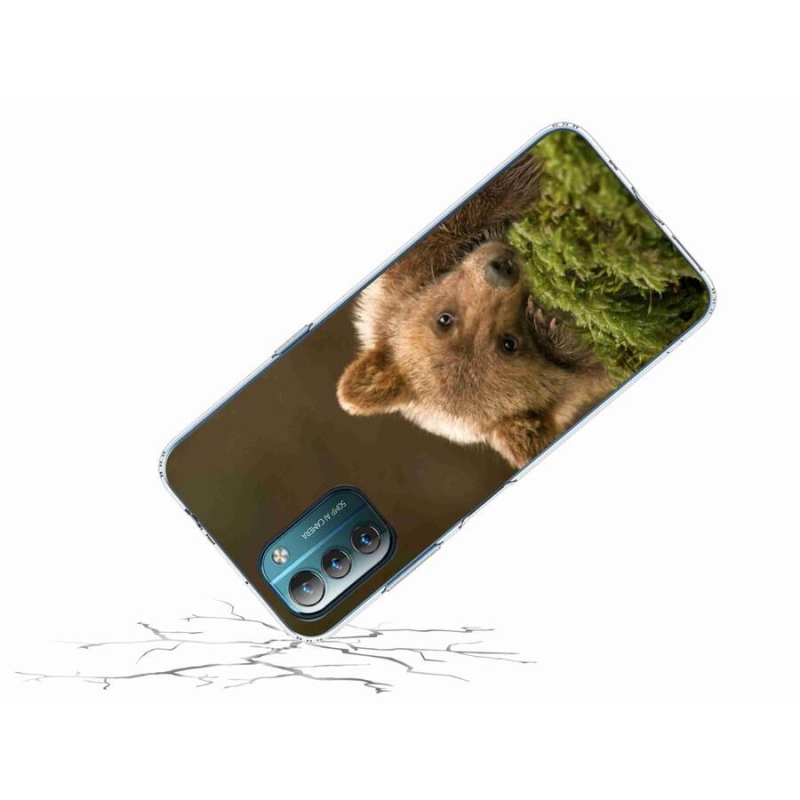 Gelový kryt mmCase na mobil Nokia G11/G21 - medvěd