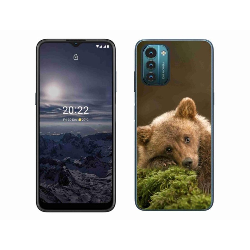 Gelový kryt mmCase na mobil Nokia G11/G21 - medvěd