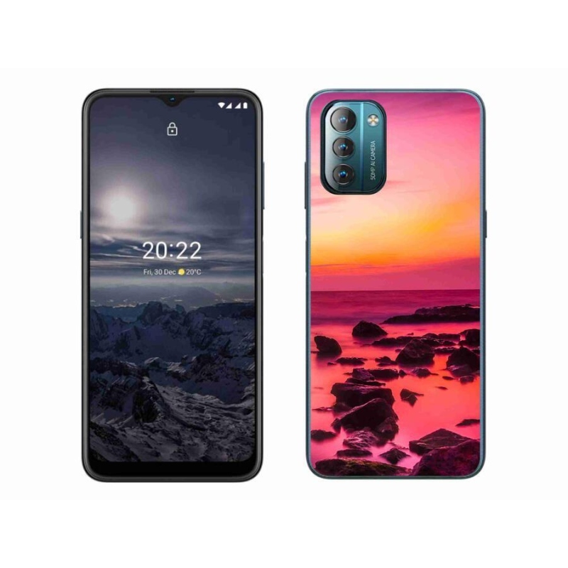 Gelový kryt mmCase na mobil Nokia G11/G21 - moře a záře