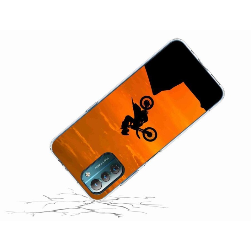 Gelový kryt mmCase na mobil Nokia G11/G21 - motocross